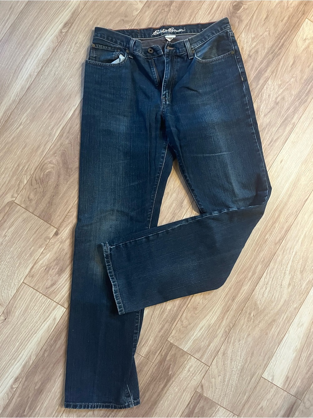 Vintage Eddie Bauer dark wash relaxed fit jeans